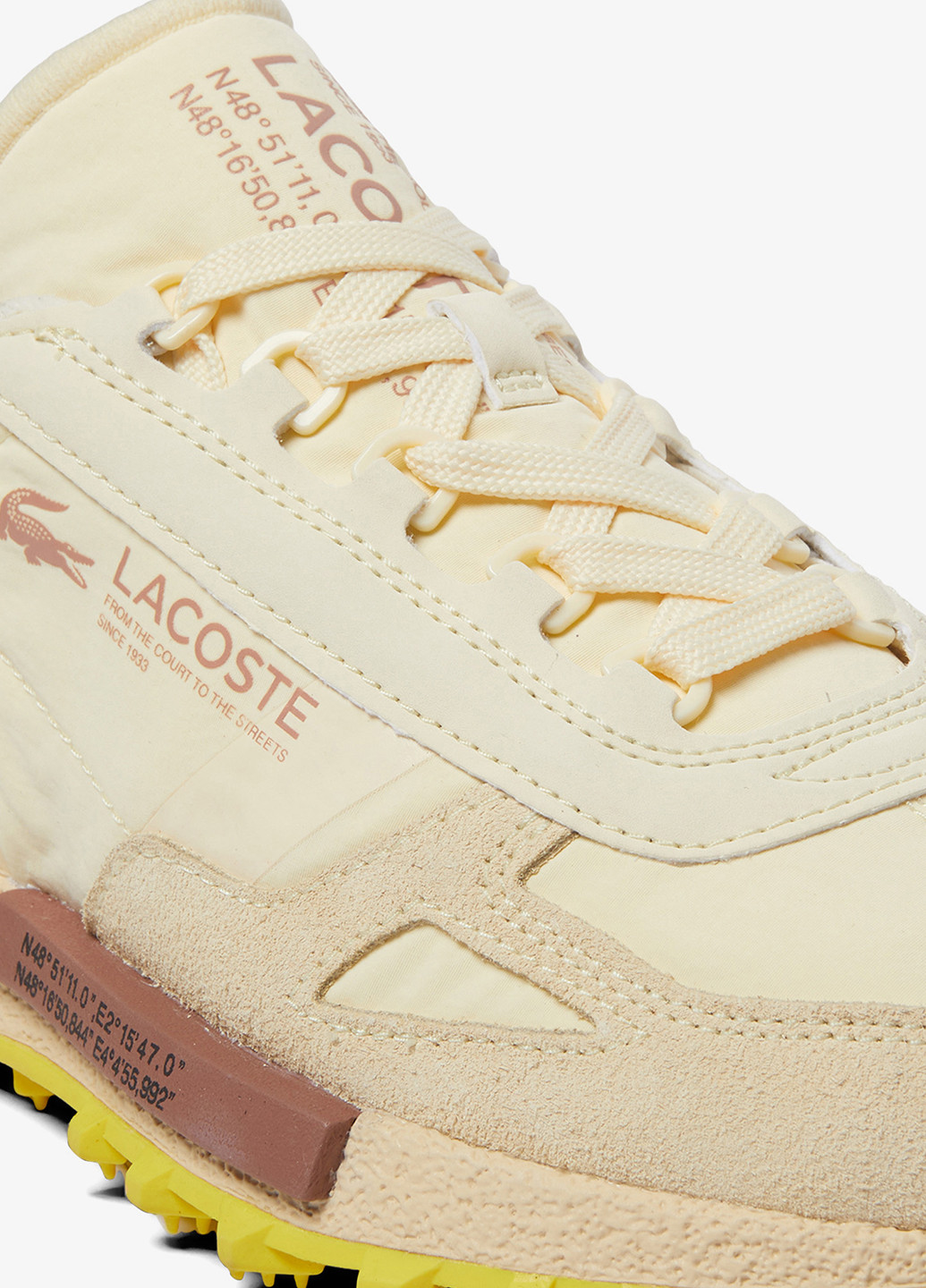 Бежеві Осінні кросівки Lacoste Elite Active