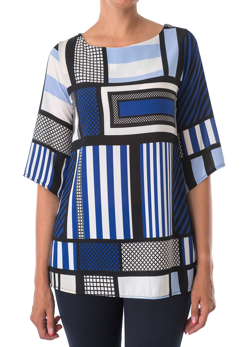 Комбинированная блуза Miss Miss