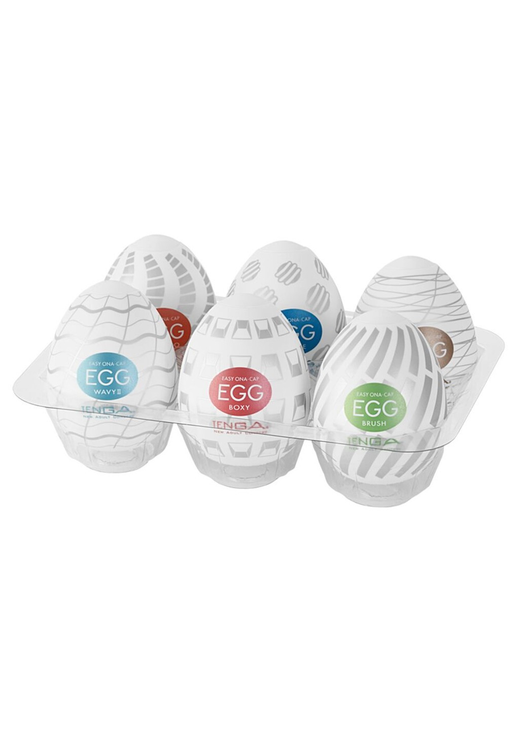 Набор яиц-мастурбаторов Egg New Standard Pack (6 яиц) Tenga (254738047)