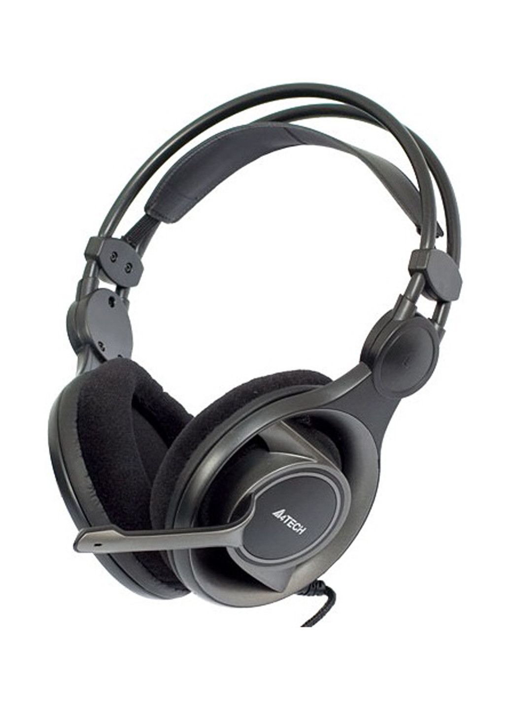 Наушники игровые с микрофоном и регулировкой звука A4Tech hs-100 (black) (134394457)