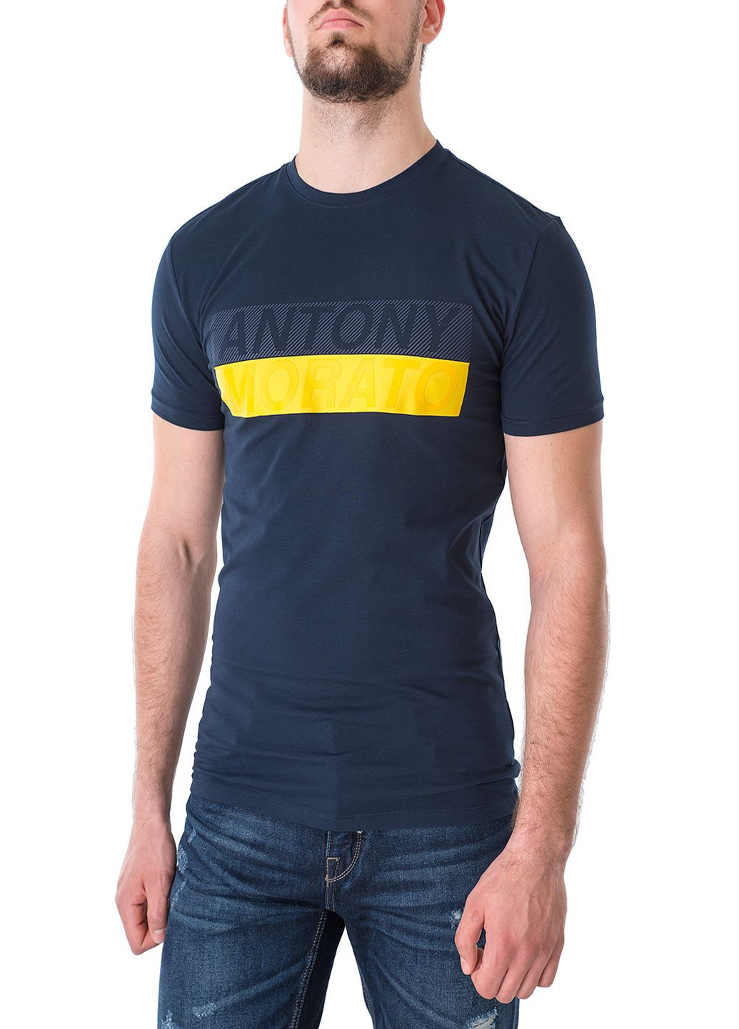 Синяя футболка Antony Morato
