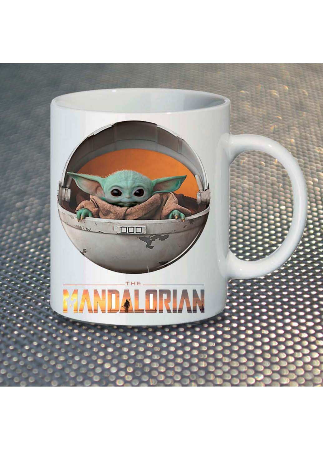 Чашка Fan Girl Малыш Йода Мандалорец New 330 мл (254915407)