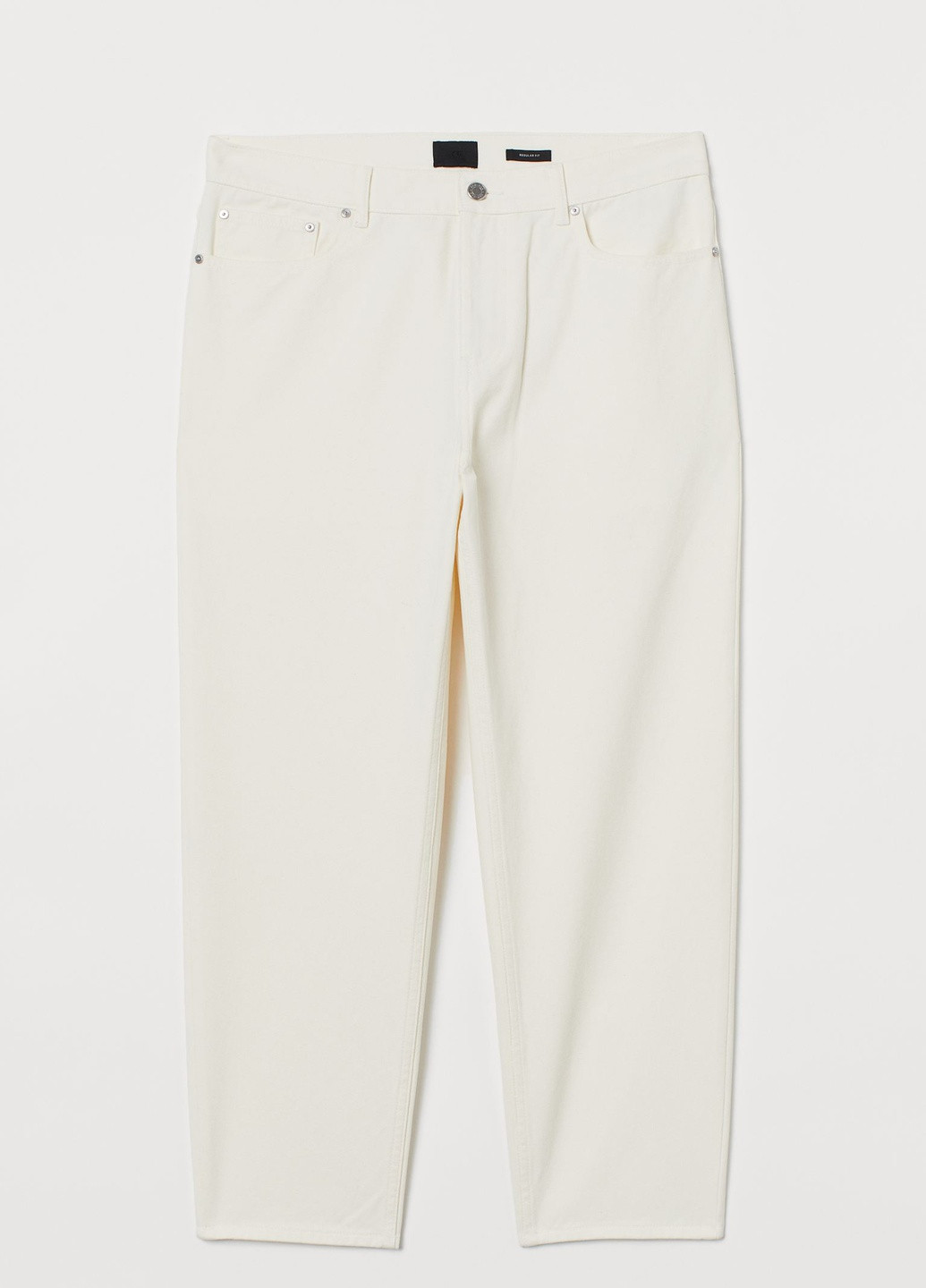 Молочные демисезонные джинсы H&M