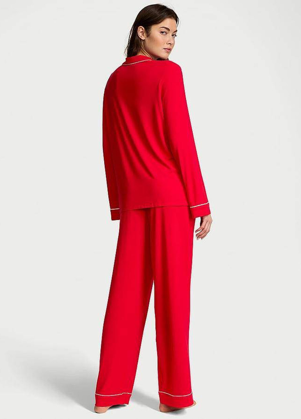 Красная всесезон пижама (рубашка, брюки) рубашка + брюки Victoria's Secret