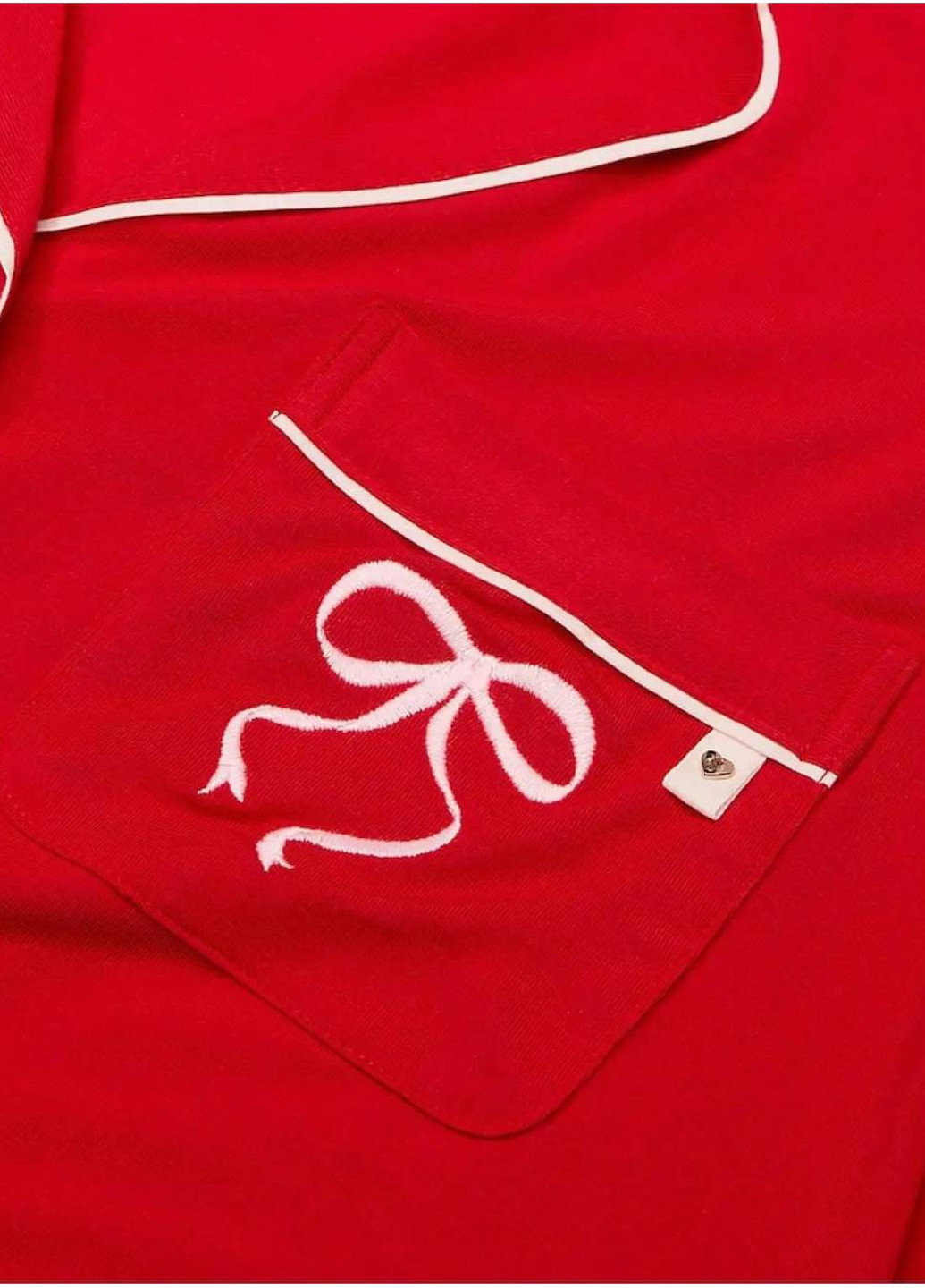 Красная всесезон пижама (рубашка, брюки) рубашка + брюки Victoria's Secret