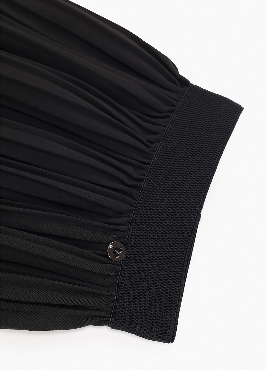 Черная кэжуал однотонная юбка MyChance плиссе