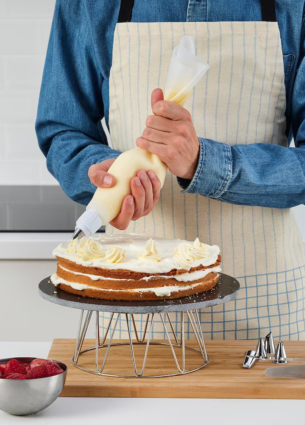 Набір для прикрашання тортів, 9х6х10 см IKEA (265796079)