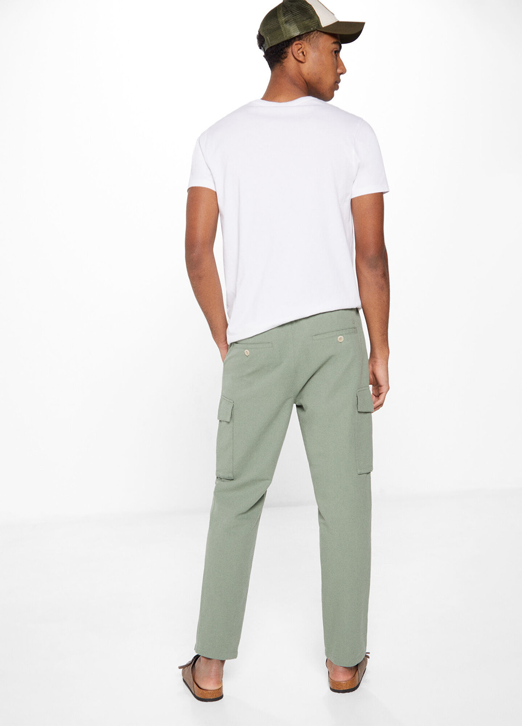 Зеленые кэжуал летние карго брюки Springfield