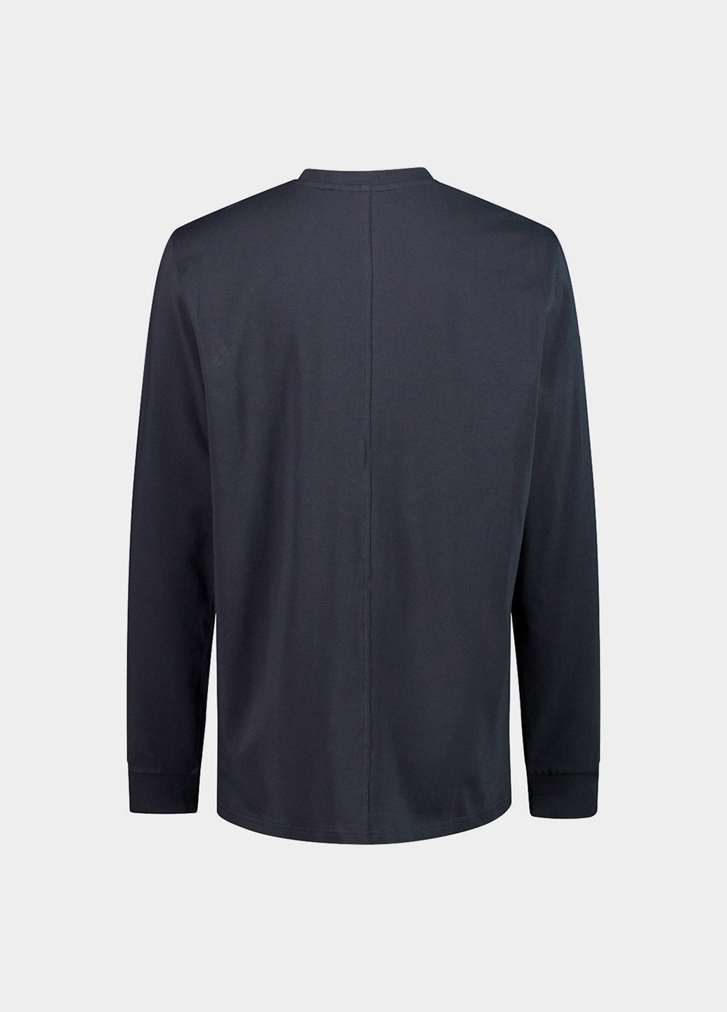 Лонгслів CMP T-SHIRT STRETCH JERSEY однотонний темно-синій кежуали бавовна, трикотаж