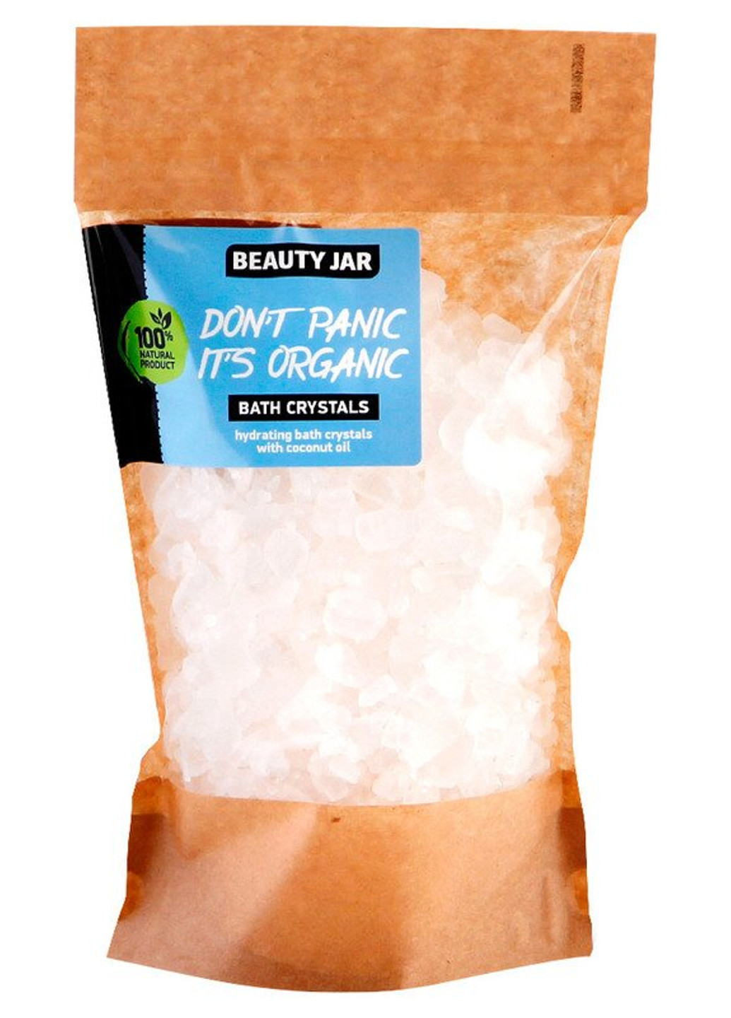 Увлажняющие кристаллы для ванны с кокосовым маслом Do not Panic it's Organic 600 г Beauty Jar (252305885)