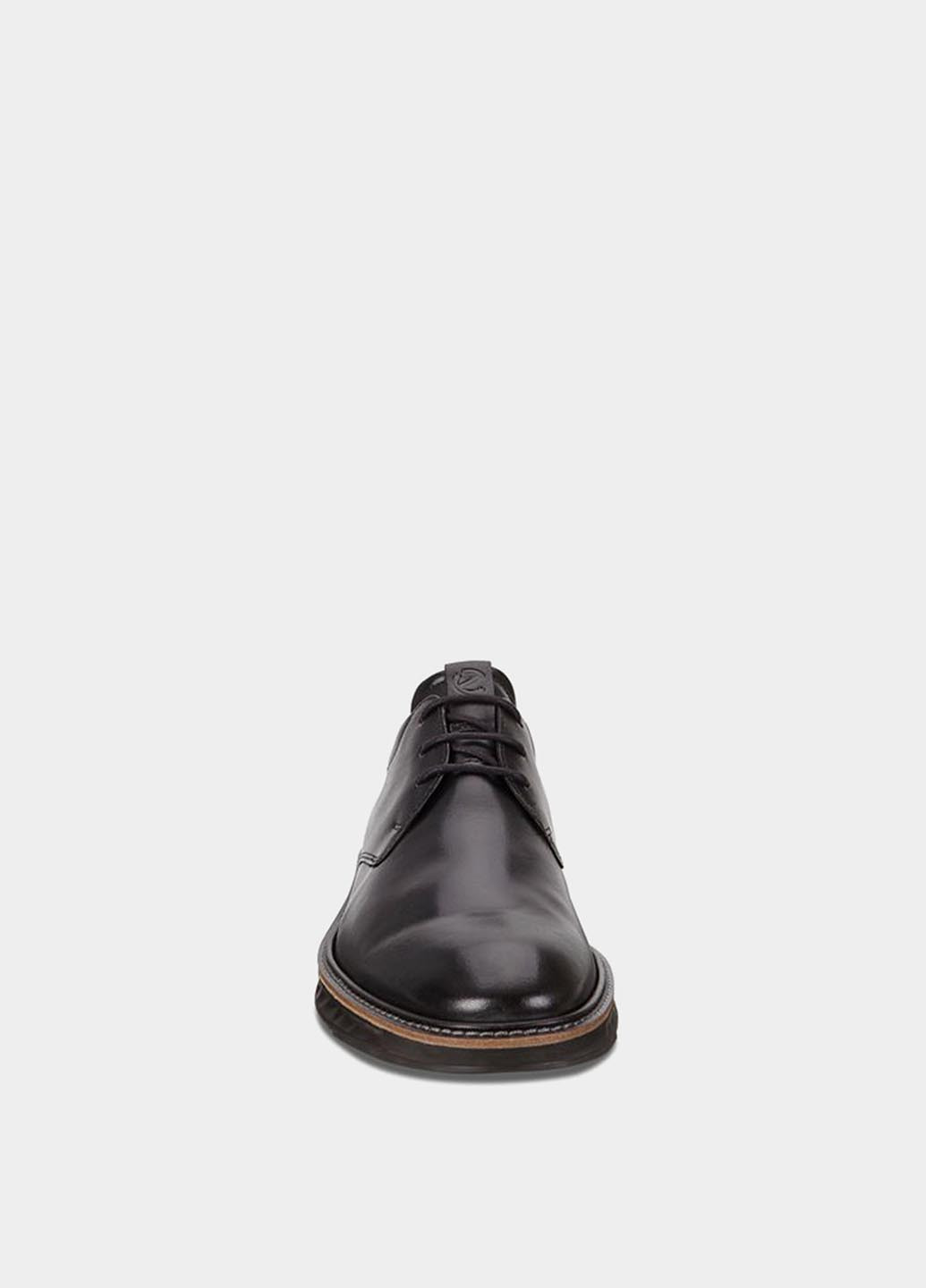 Черные кэжуал туфли Ecco на шнурках