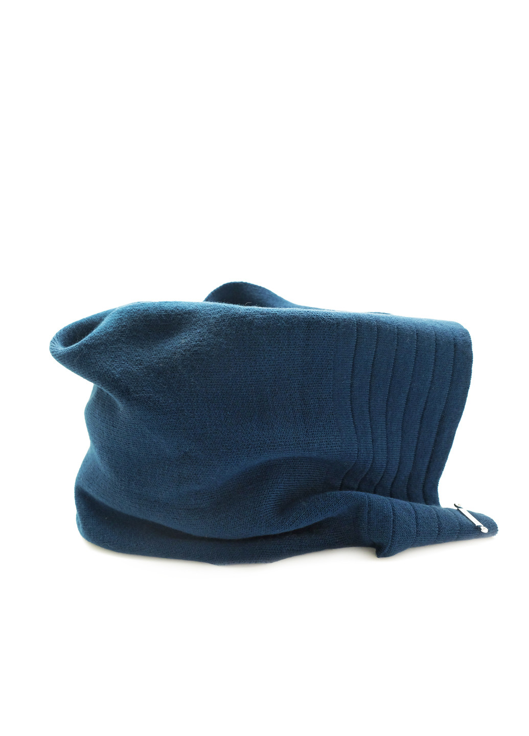 Синий демисезонный комплект (шапка, шарф) Pawonex