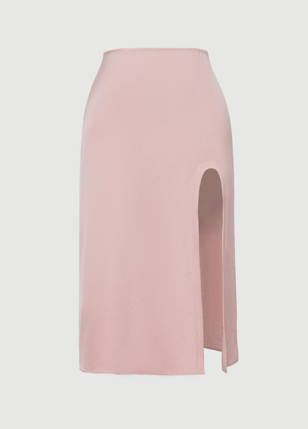 Розовая кэжуал однотонная юбка Gepur