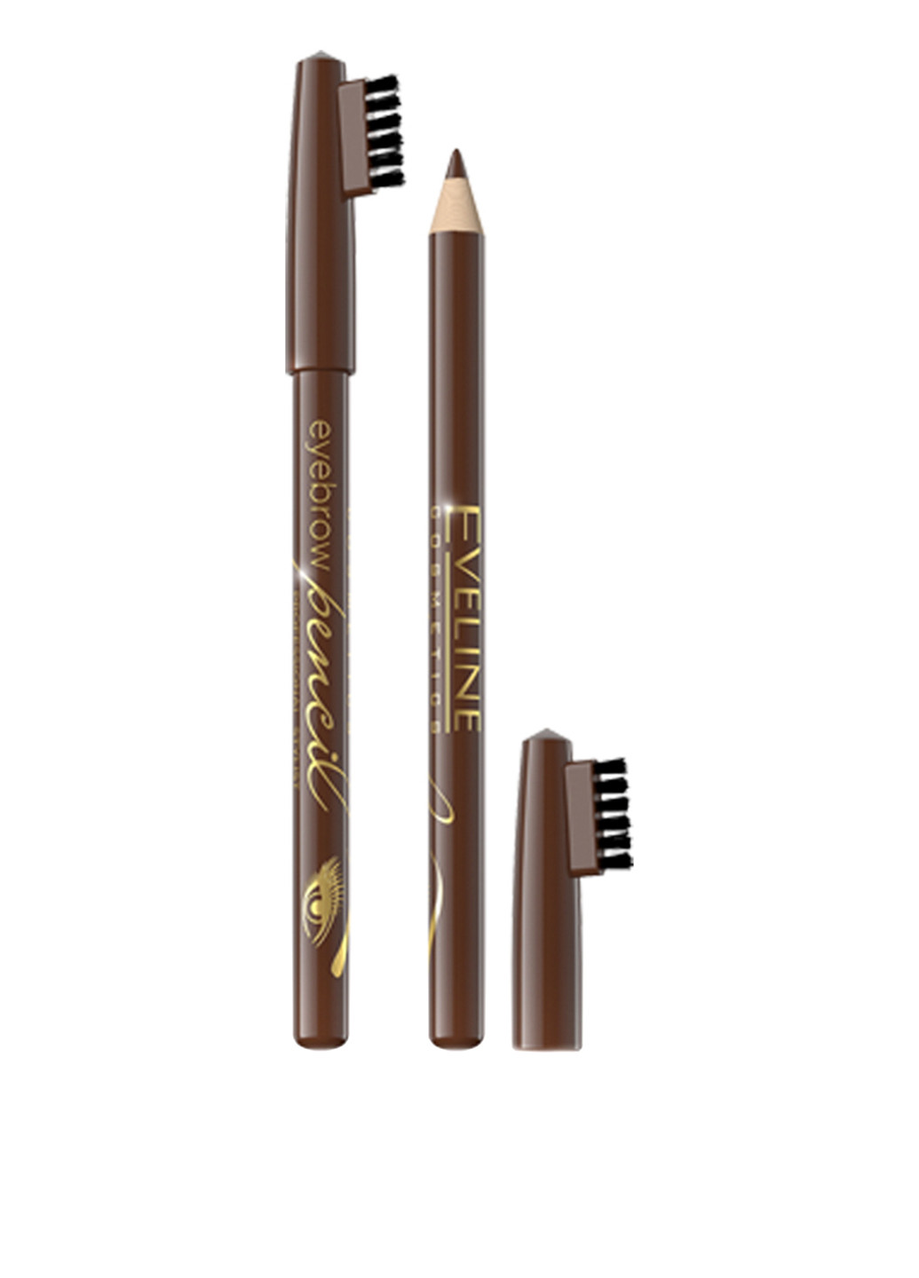 Карандаш для бровей Eyebrow Pencil Коричневый, 1,2 г Eveline Cosmetics (72561923)