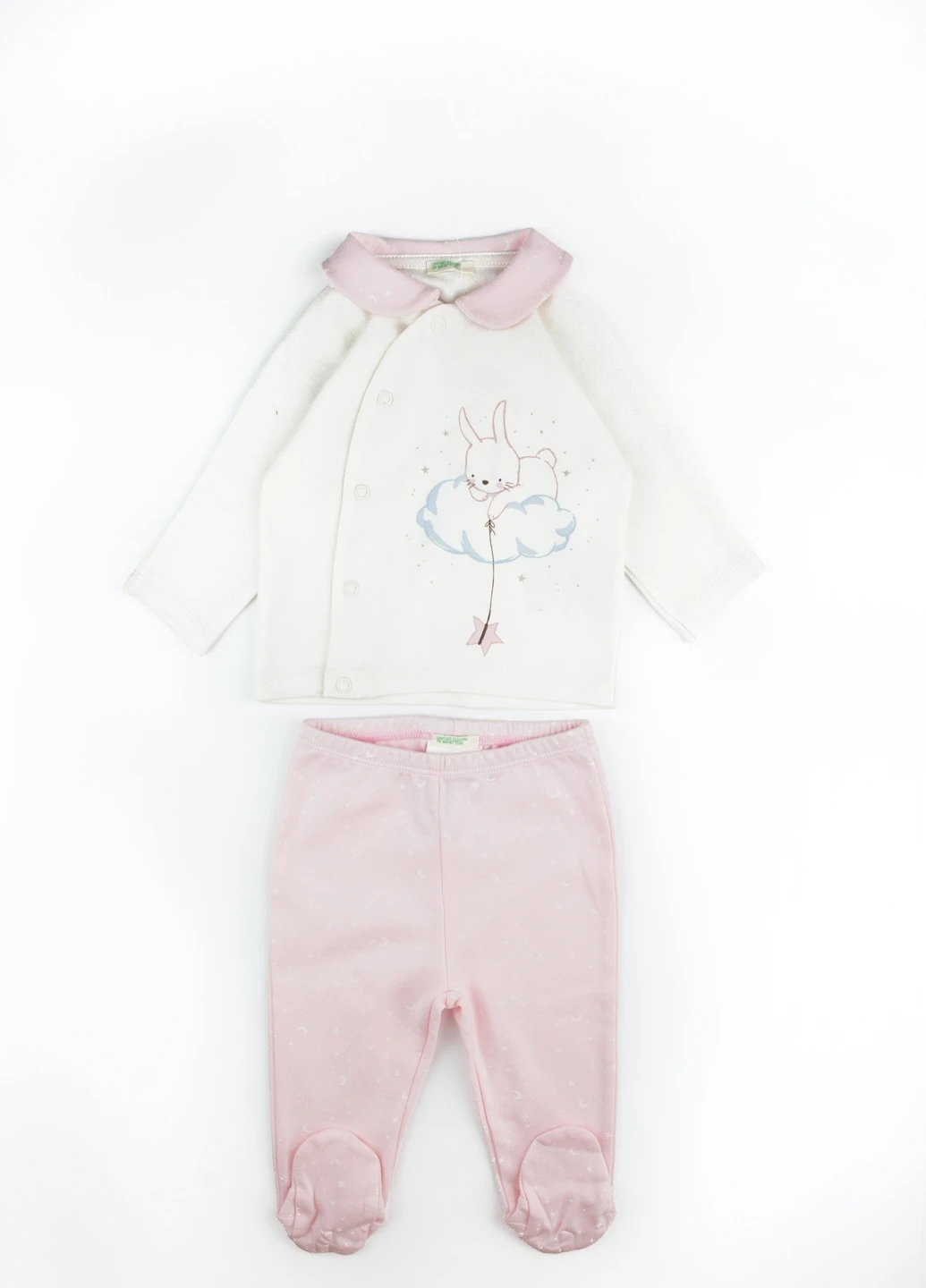 Рожевий комплект кофта з штанами United Colors of Benetton