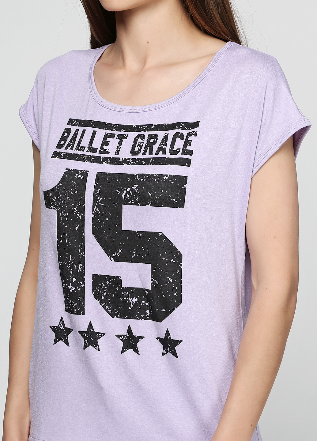 Сиреневая летняя футболка Ballet Grace