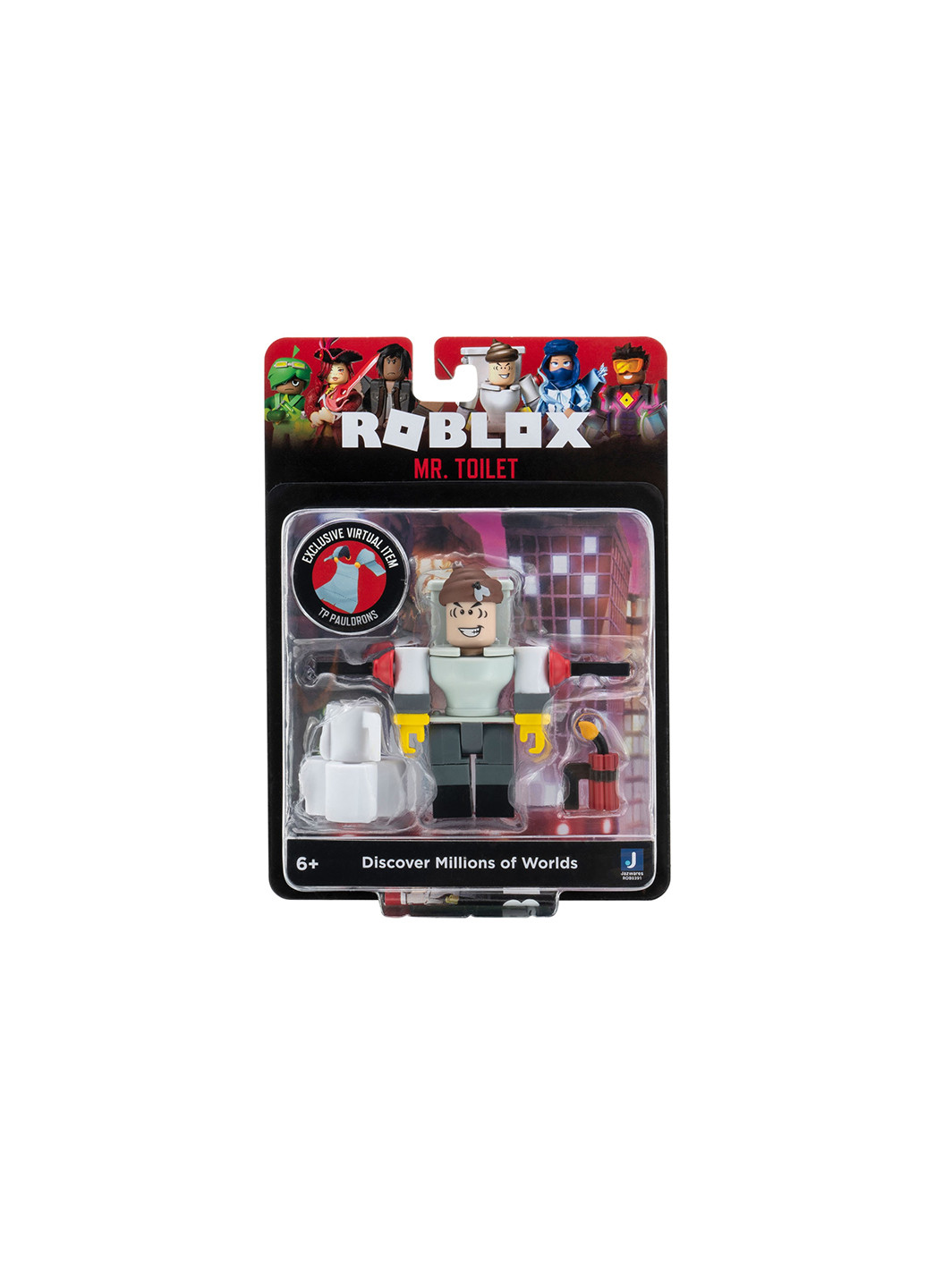 Игровая коллекционная фигурка Jazwares Core Figures Mr. Toilet W9 Roblox  rob0391 (255292960) ‣ Купить в интернет-магазине Каста ‣ Киев, Одесса,  Харьков ‣ Доставка по всей Украине! (#255292960)