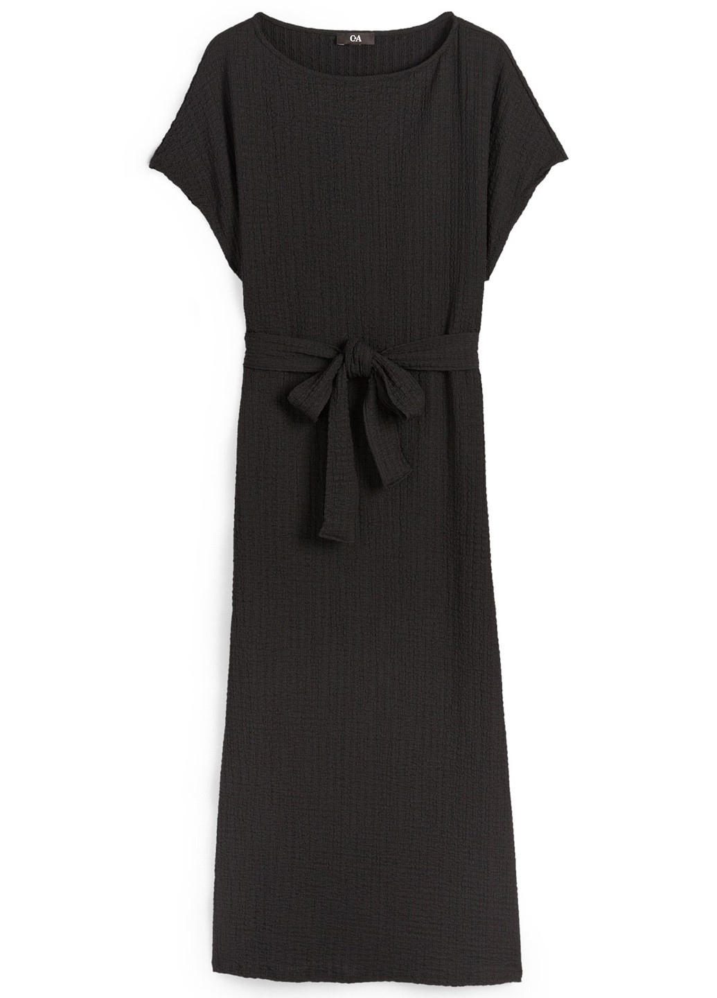 Черное кэжуал платье а-силуэт C&A однотонное