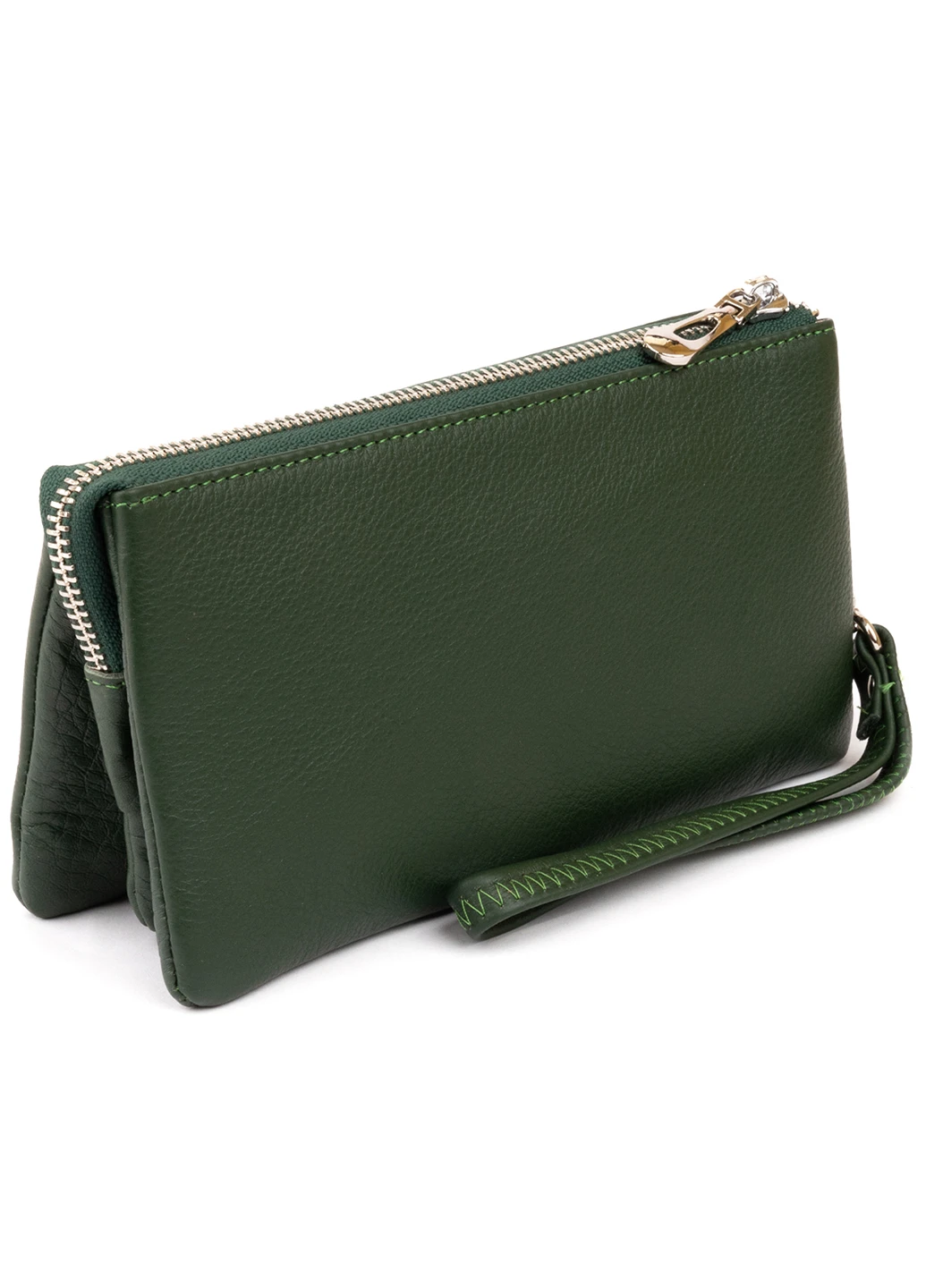 Женский кожаный кошелек-клатч 19,2х10х2 см st leather (252132201)
