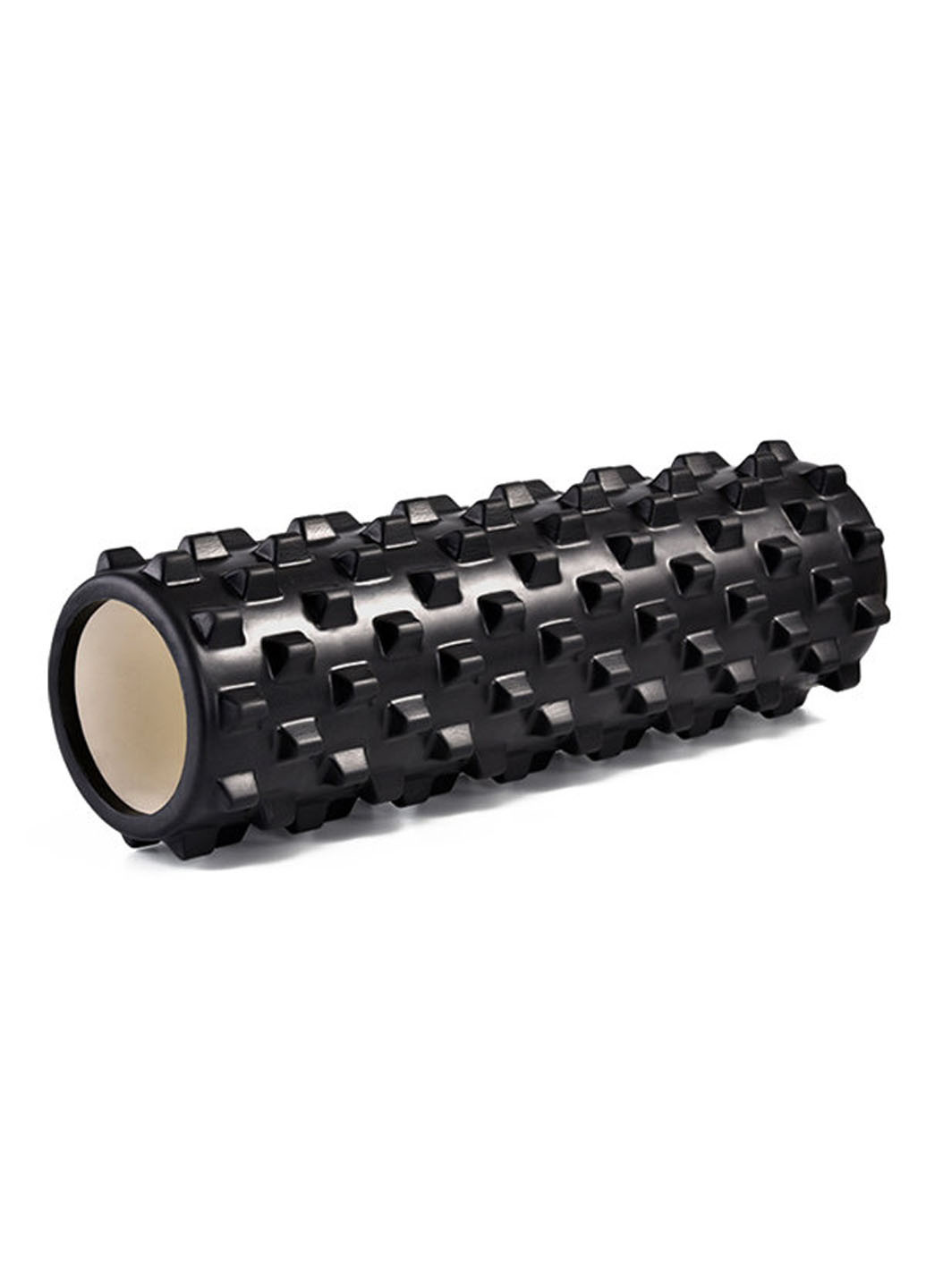Массажный ролик Grid Roller PRO 45 см черный (роллер, валик, цилиндр) EasyFit (237657477)