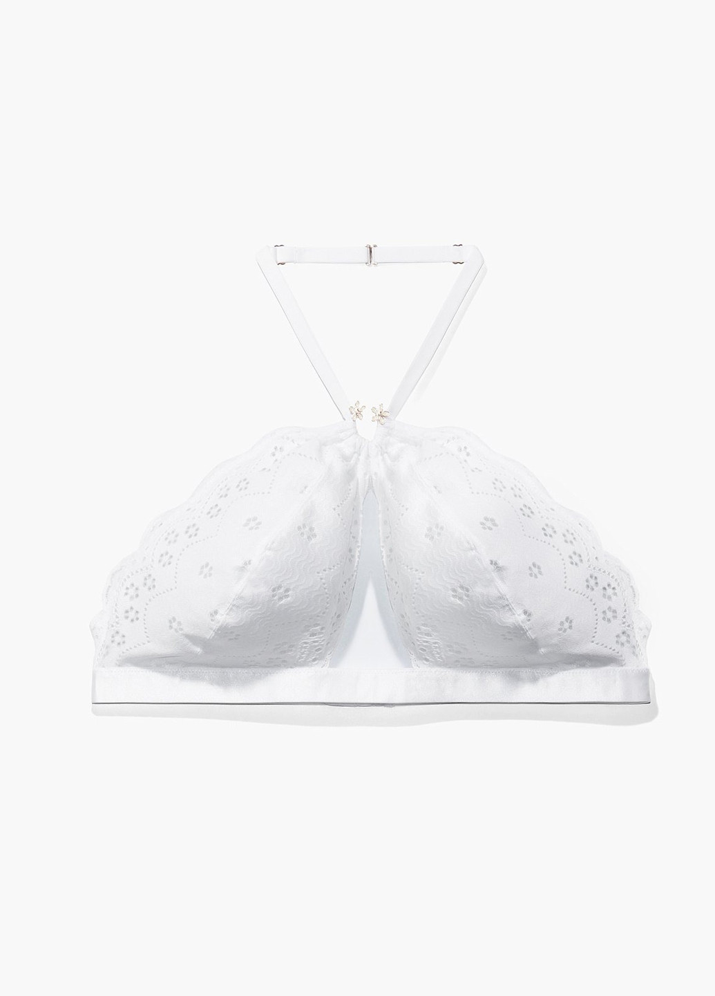 Белый бюстгальтер Savage X Fenty без косточек полиамид