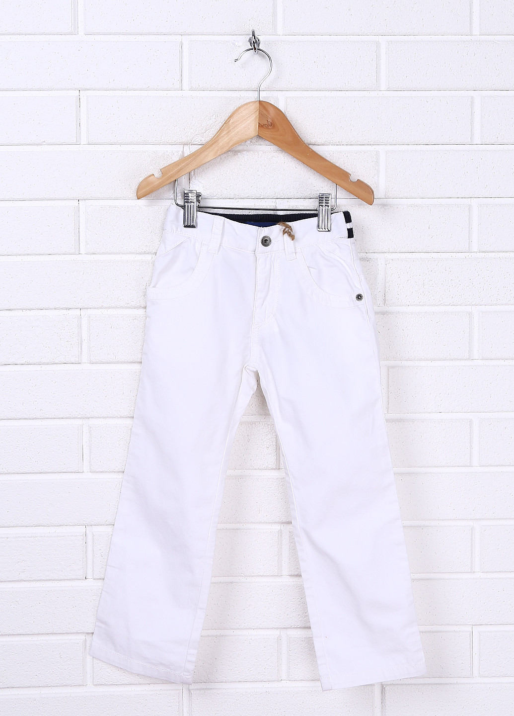 Белые кэжуал летние прямые брюки Timberland
