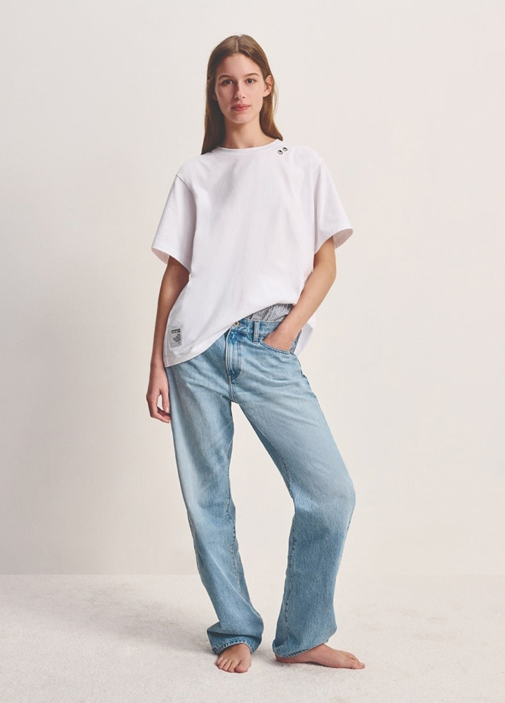 Блакитна всесезон піжама (сорочка, шорти) сорочка + шорти Uniqlo