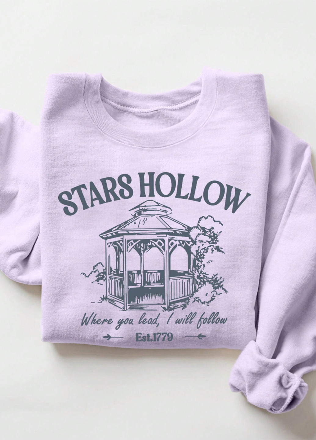 Бузковий світшот SHEIN малюнок без декору (353313192)