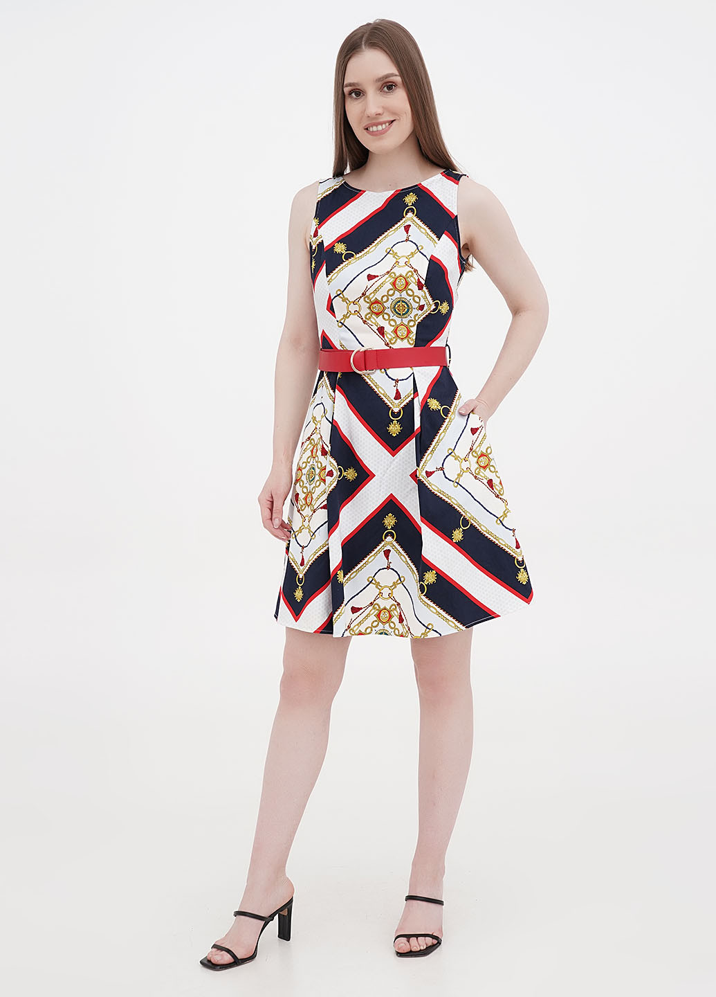 Комбінована кежуал сукня Orsay з геометричним візерунком