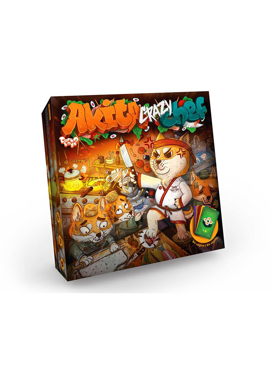 Настольная игра "Akita Crazy Chef" Danko Toys g-acc-01-01 (255259791)