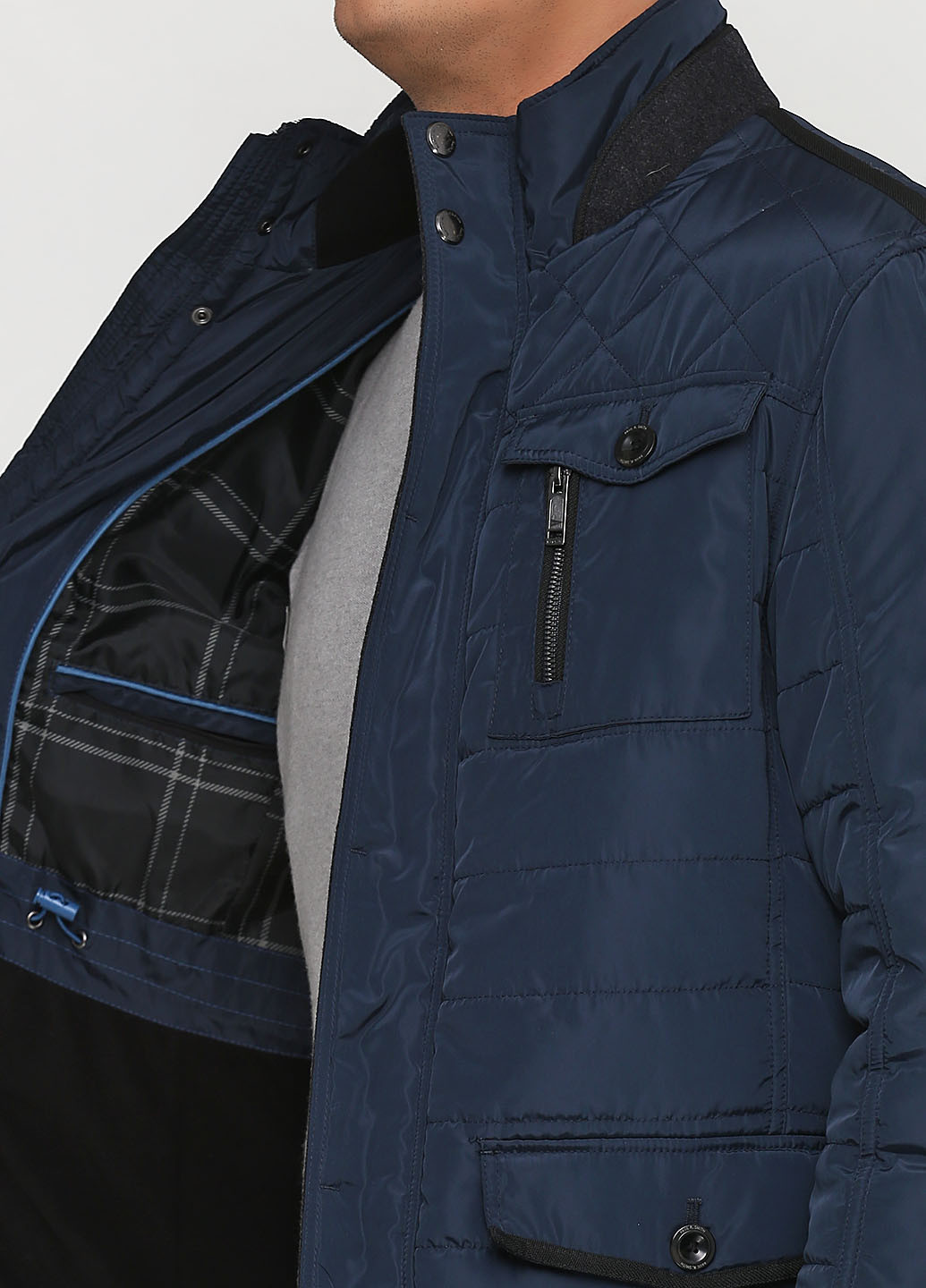 Темно-синя демісезонна / зимня куртка Paul Smith