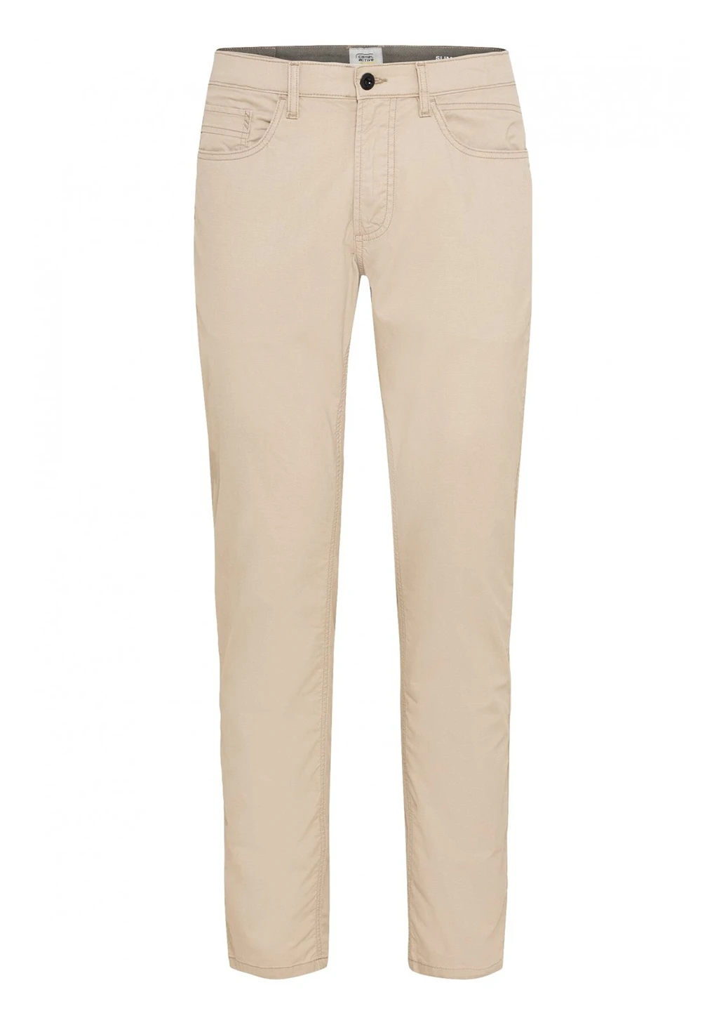 Кофейные демисезонные зауженные джинсы Pants 5-Pocket Camel Active