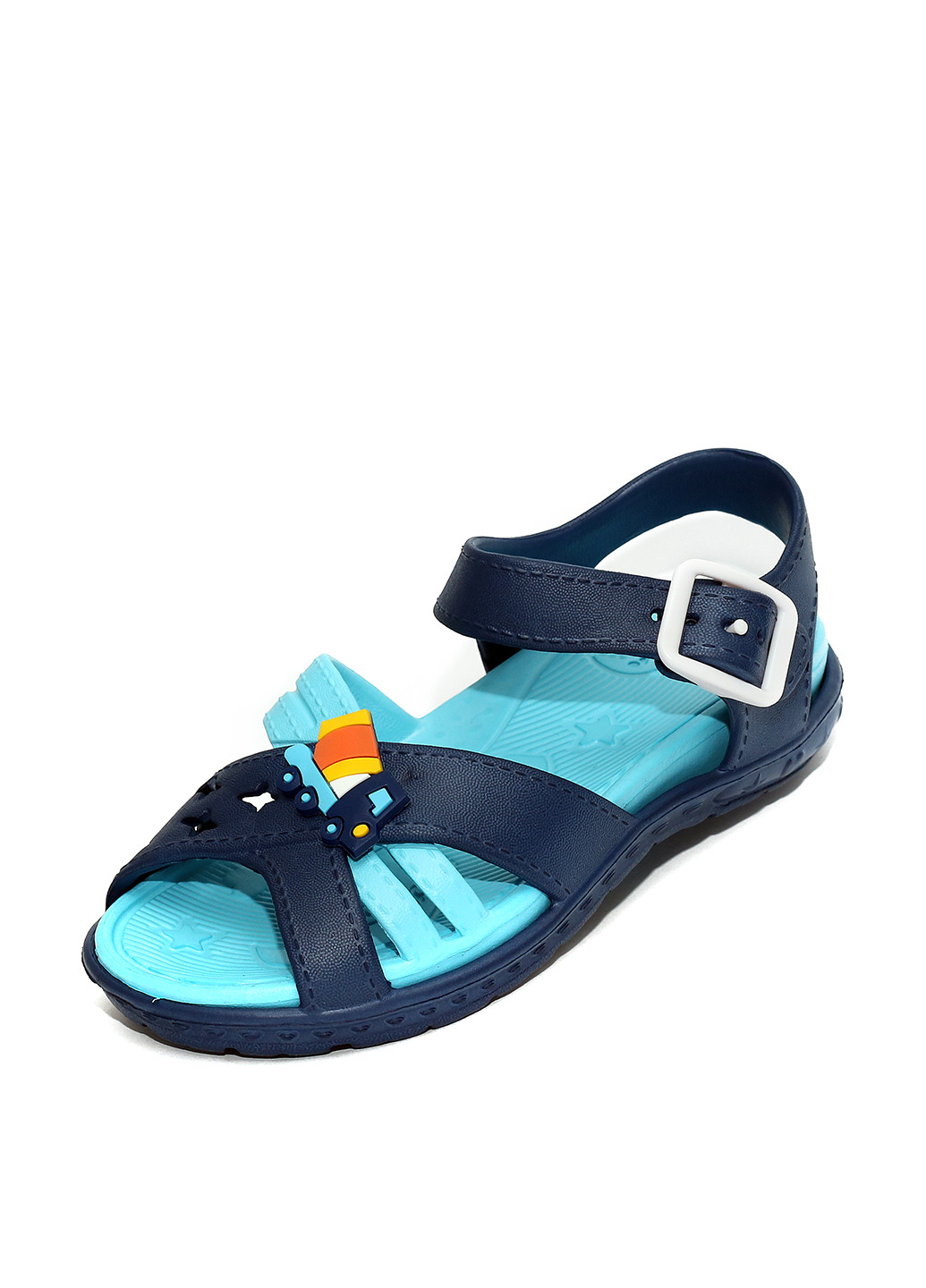 Синие пляжные сандалии Super Gear с ремешком