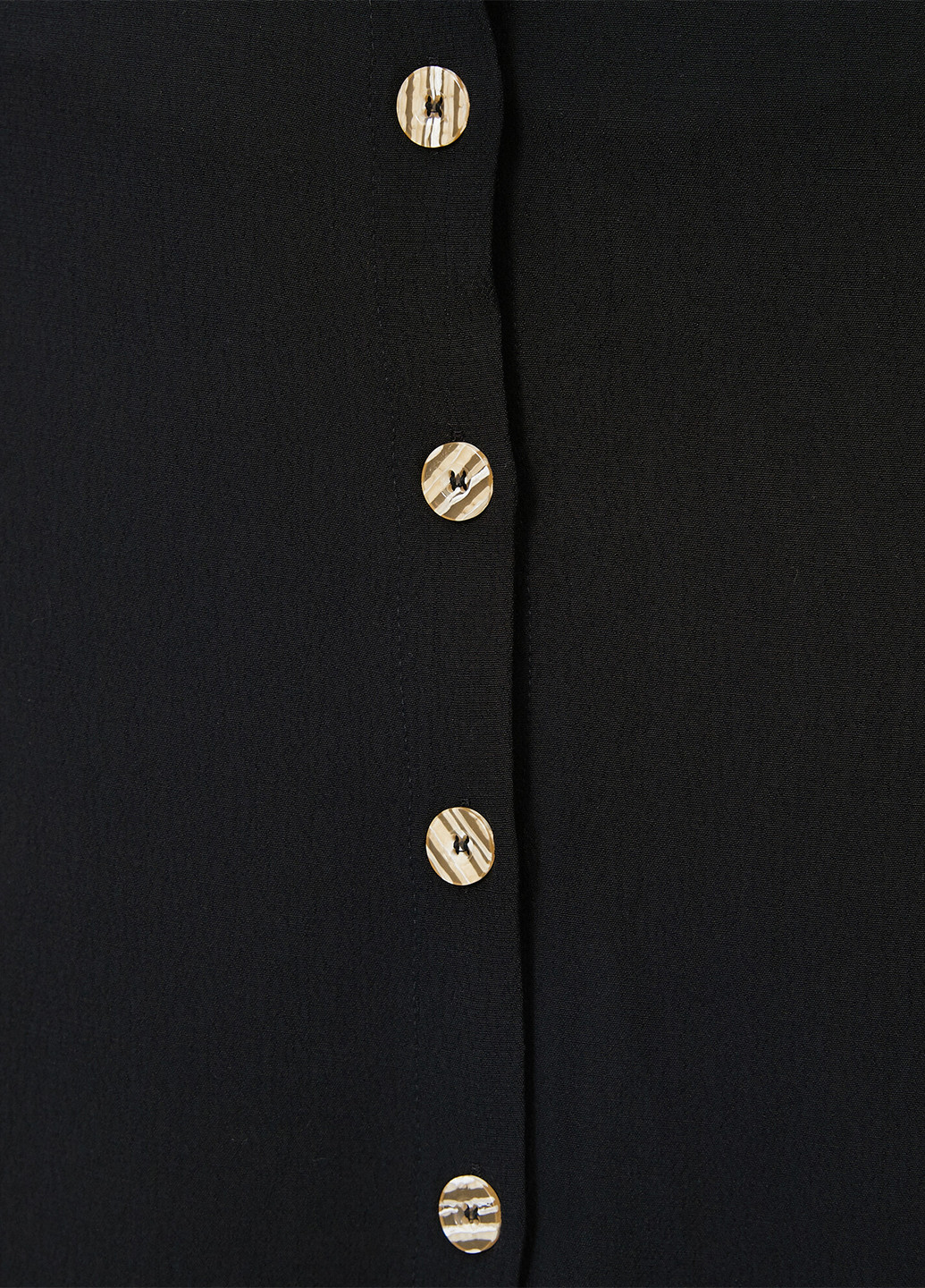 Черно-белая кэжуал однотонная юбка KOTON