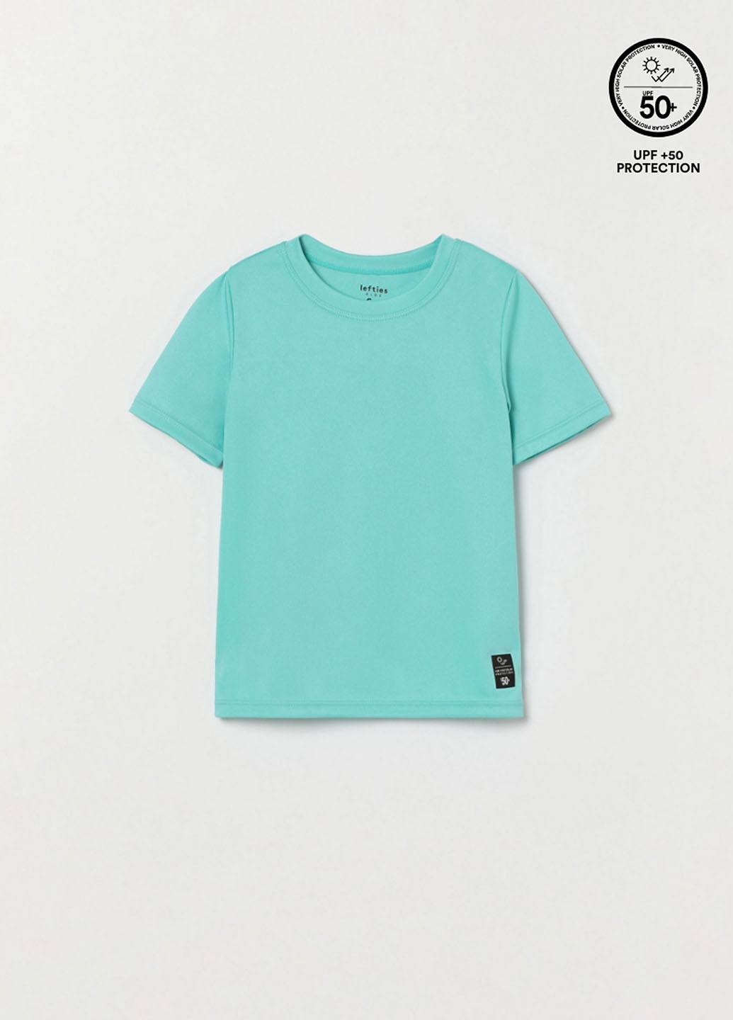 Мятная летняя футболка Lefties