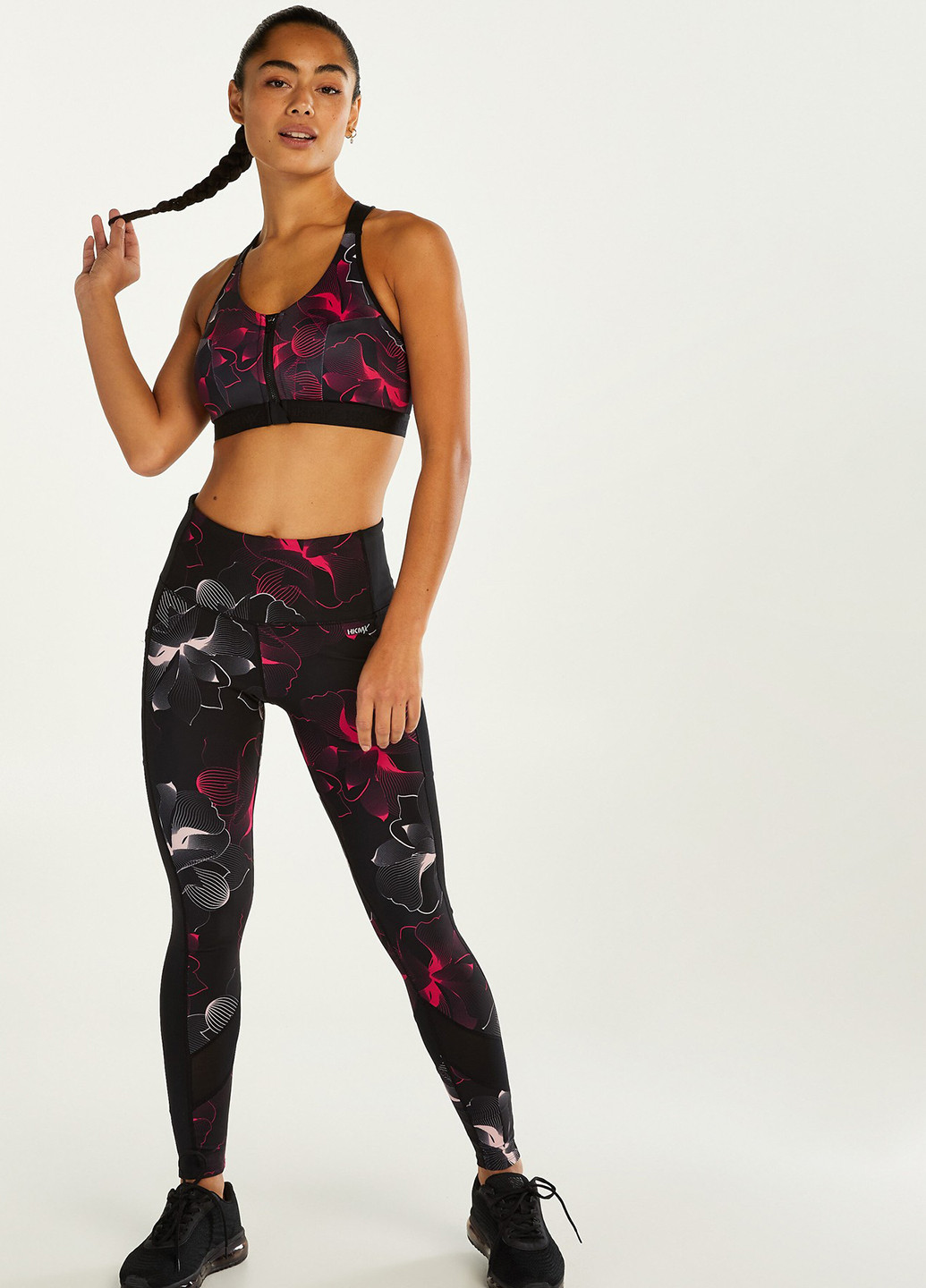 Чёрный топ бюстгальтер Hunkemoller без косточек полиамид