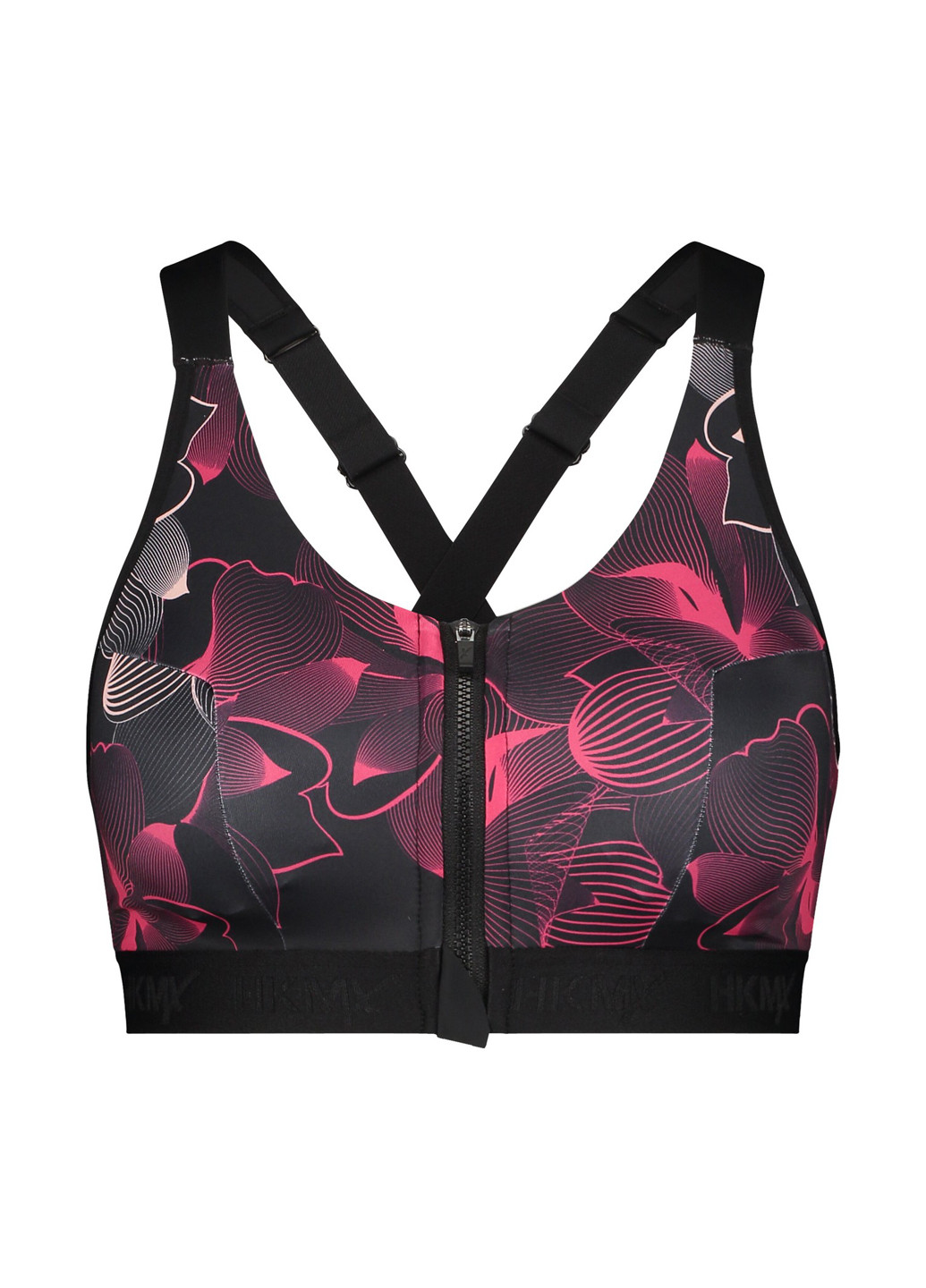 Чёрный топ бюстгальтер Hunkemoller без косточек полиамид