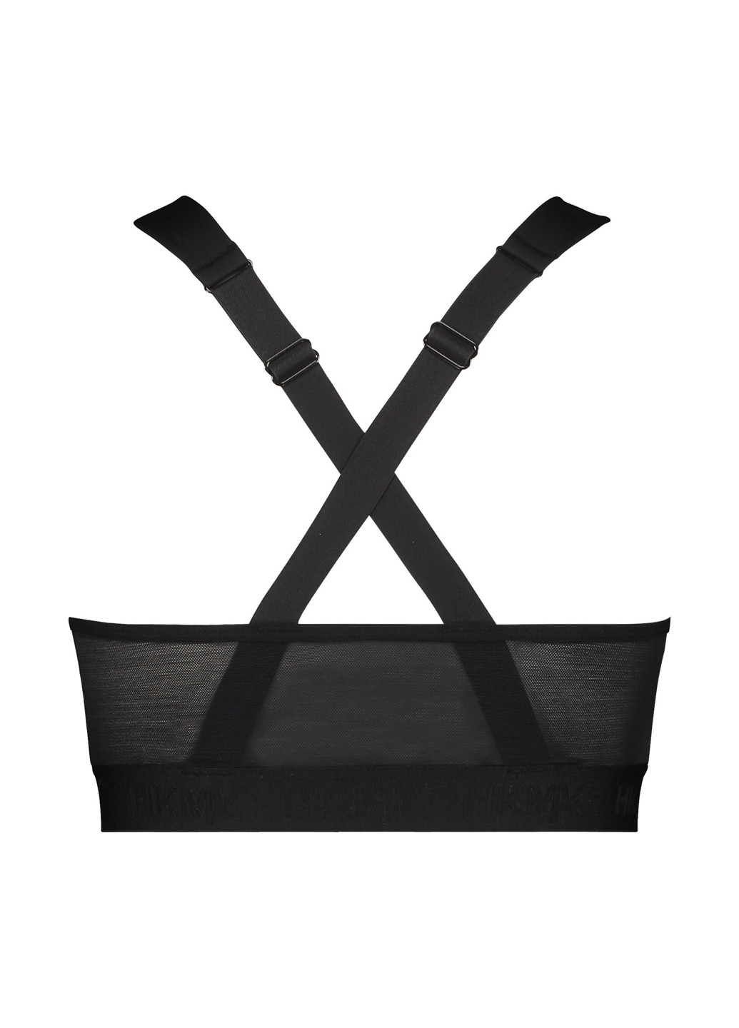 Чёрный топ бюстгальтер Hunkemoller без косточек полиамид