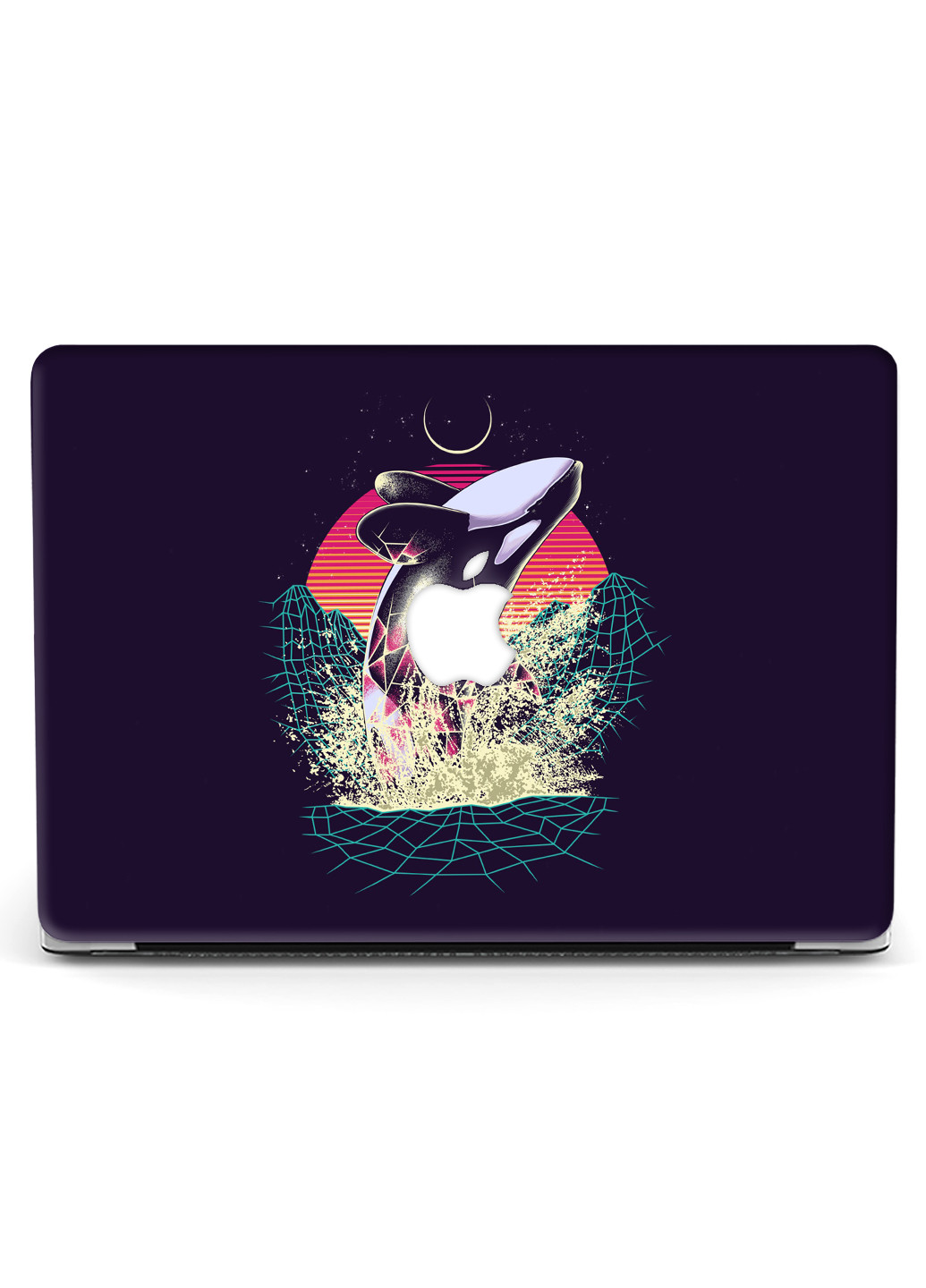 Чохол пластиковий для Apple MacBook Pro Retina 13 A1502/А1425 Арт кит (Art whale) (6352-2171) MobiPrint (218987929)