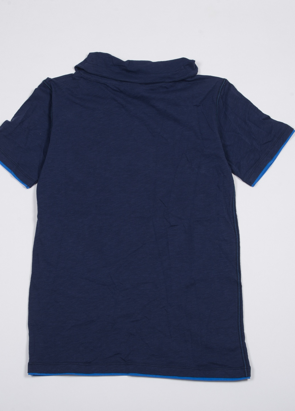 Темно-синяя летняя футболка TOM DU