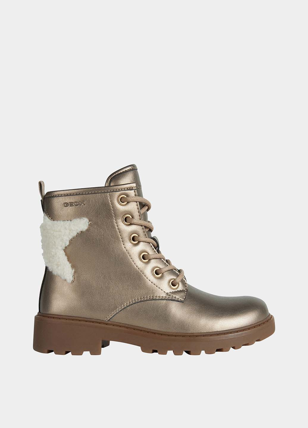 Коричневые кэжуал зимние ботинки Geox