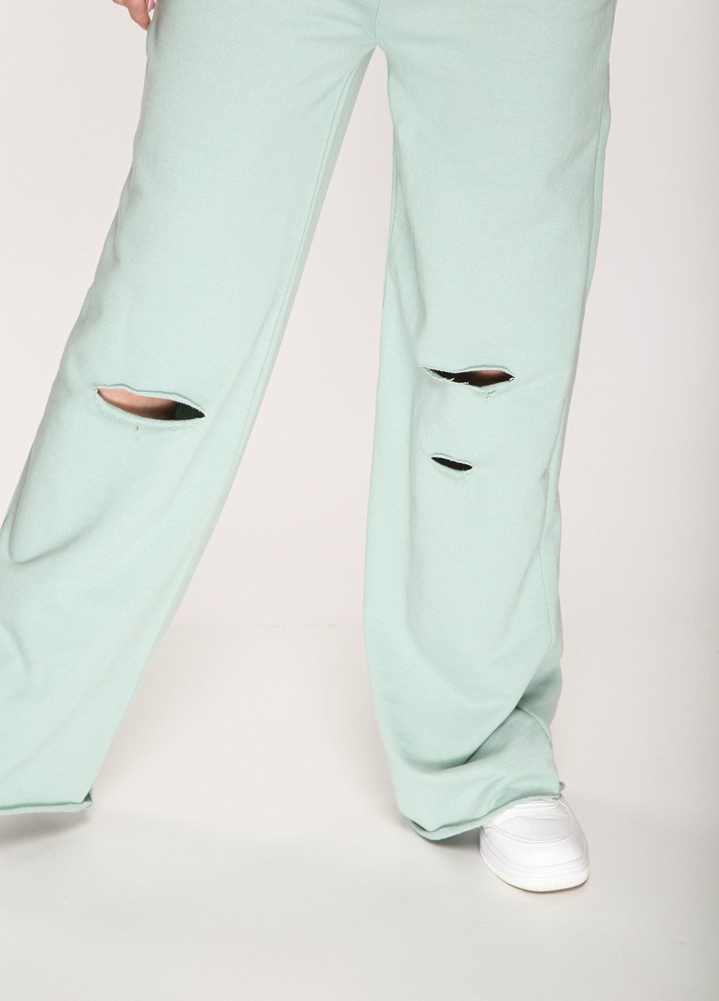 Мятные кэжуал демисезонные прямые брюки Dont Fashion ( By Arslan )