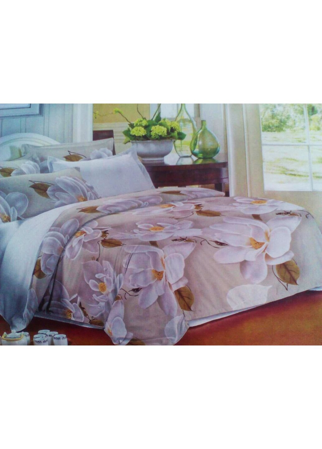 Комплект постельного белья от украинского производителя Polycotton Полуторный 90954 Moda (253658677)