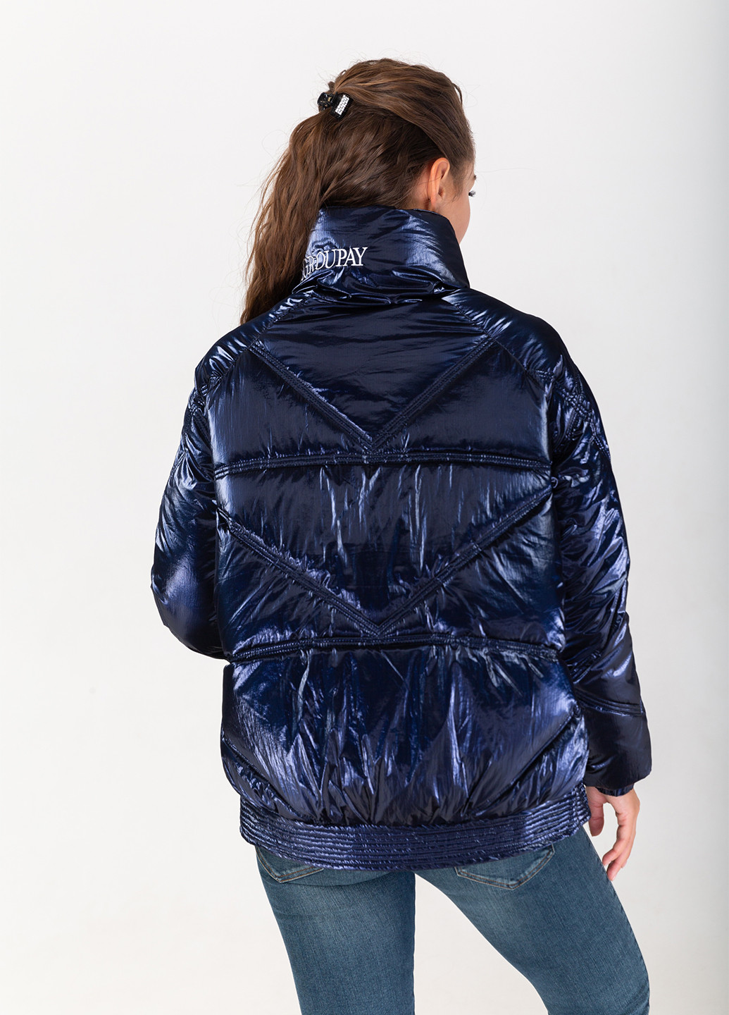 Темно-синя зимня куртка Icon