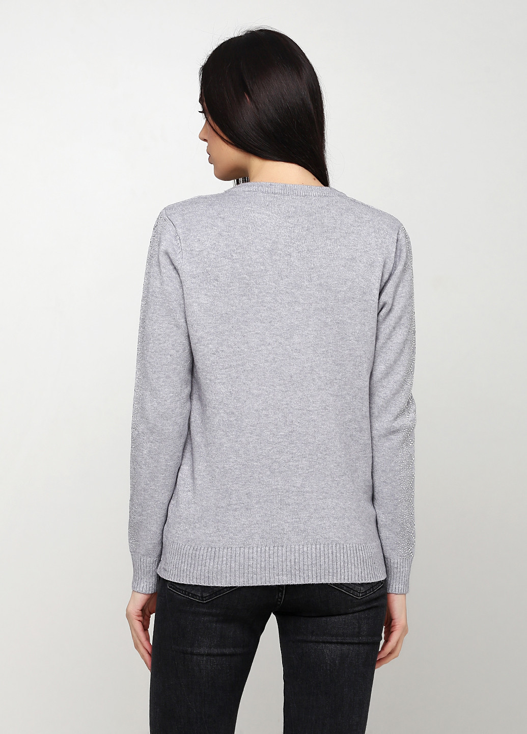 Сірий демісезонний светр джемпер Made in Italy