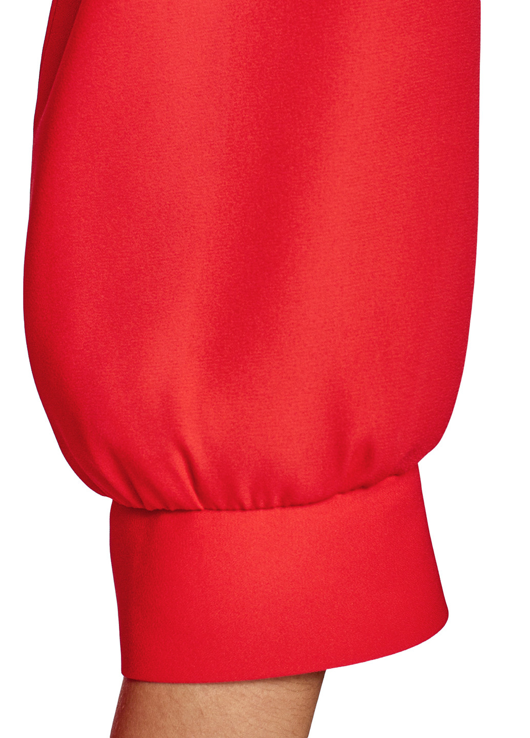 Красное кэжуал платье клеш Oodji однотонное