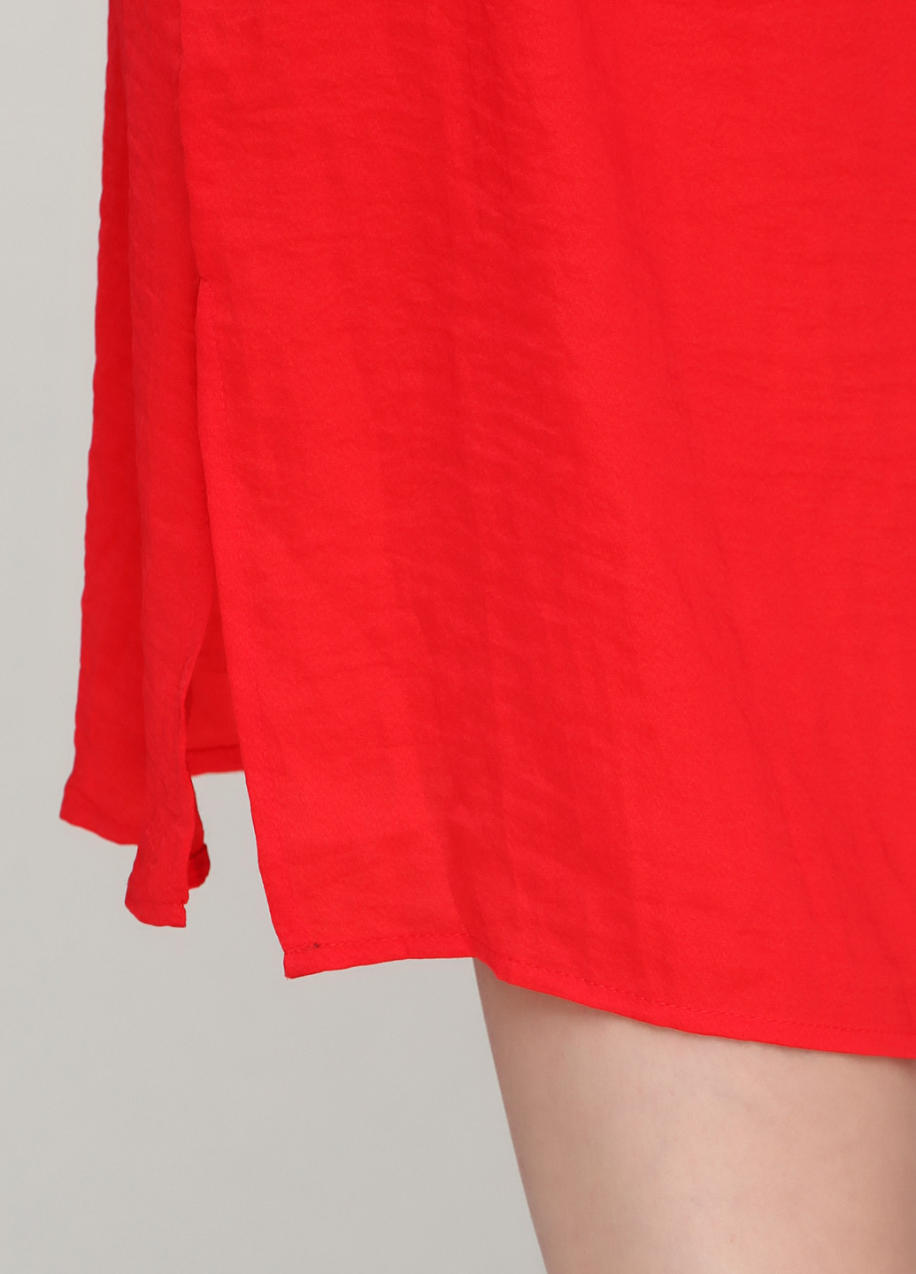 Красное кэжуал платье Vila однотонное