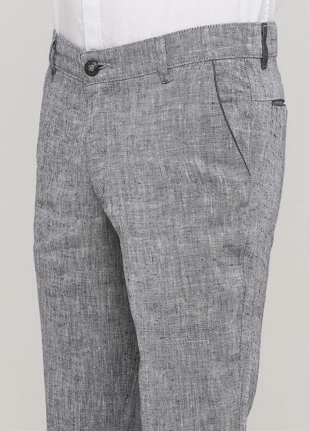 Серые классические демисезонные классические брюки lusien