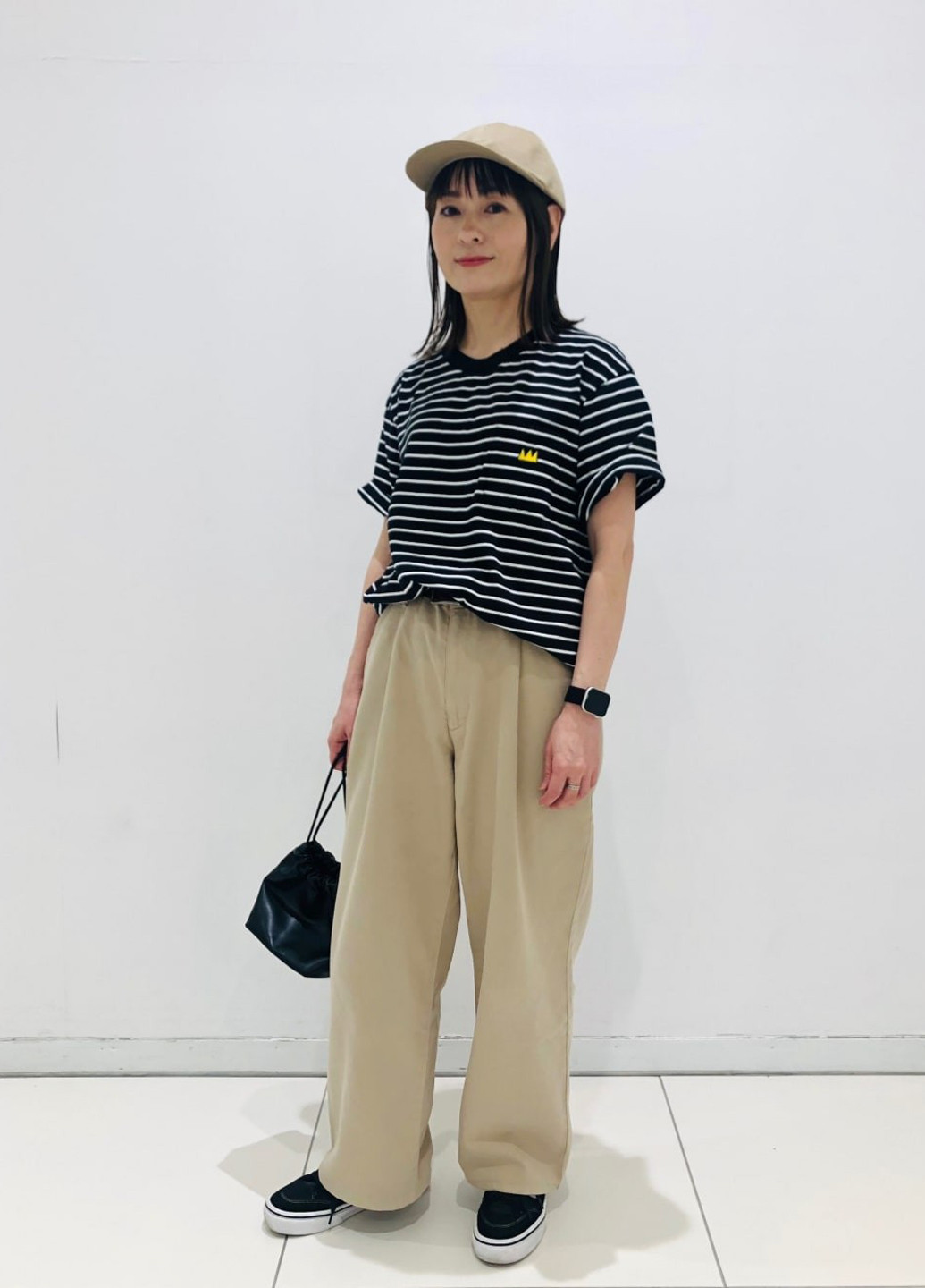 Чорна футболка Uniqlo