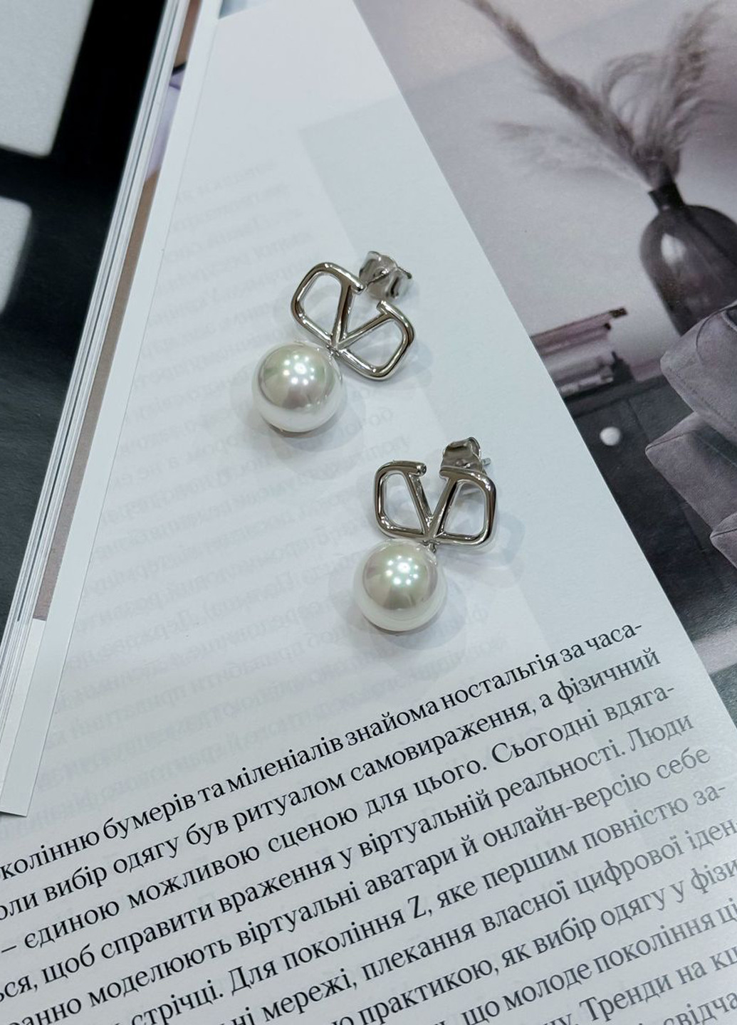 Серьги Silver Flame (317284640)